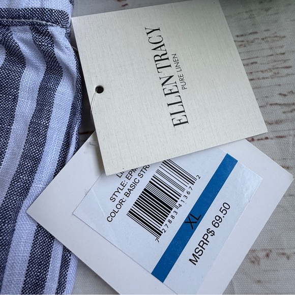 Ellen Tracy Linen Capri‎ Pants – Women’s Size XL - Picture 7 of 9